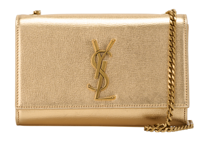 Small Kate, &pound;895, Handbags, Gold, Leather, Front view